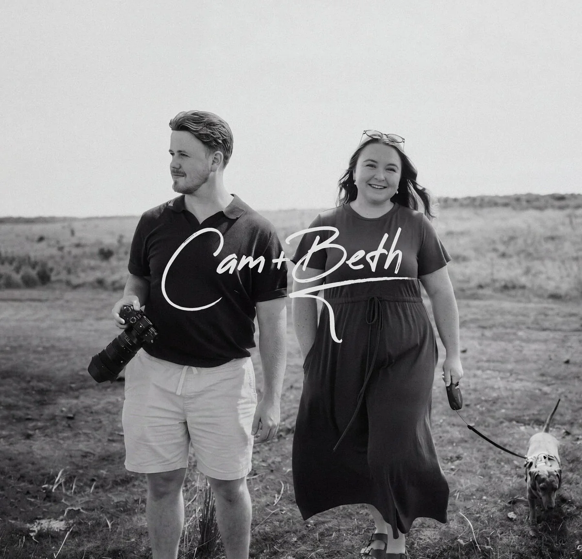 Cam and Beth, the Bright Sight photography and film team