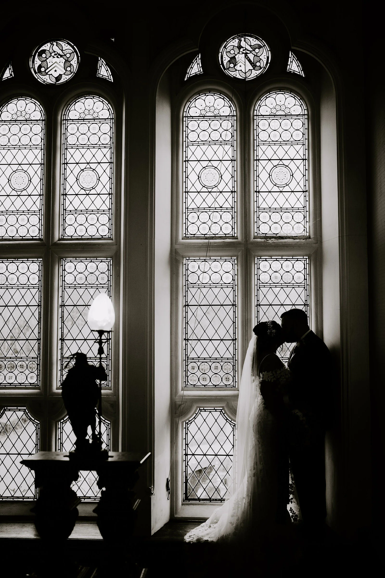 Rhiannon & Wayne | Garden Stroll Relaxed couple portrait stroll in the gardens of Clevedon Hall