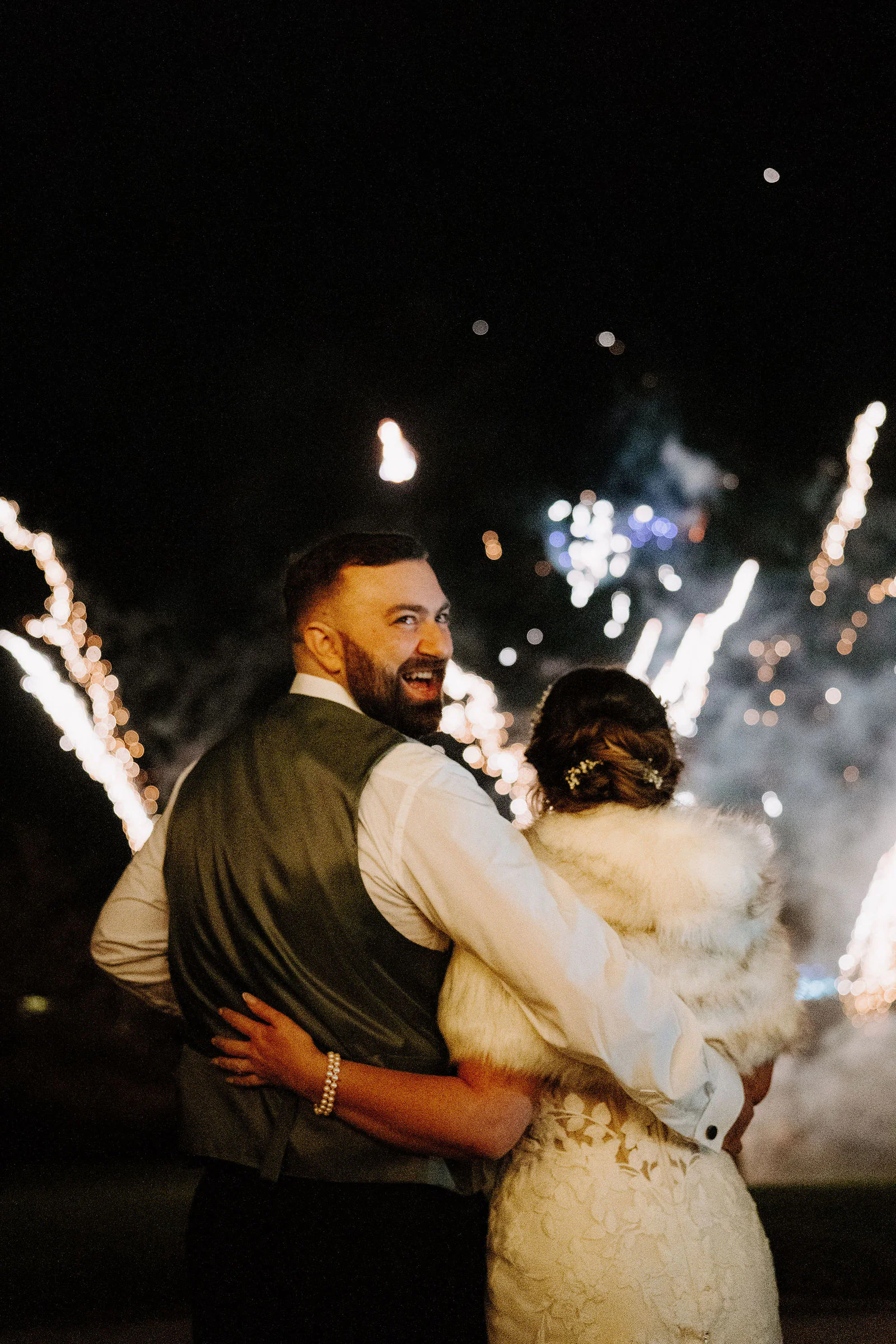 Rhiannon & Wayne | Clevedon Celebrations Joyful wedding celebration moments at Clevedon Hall near Bristol