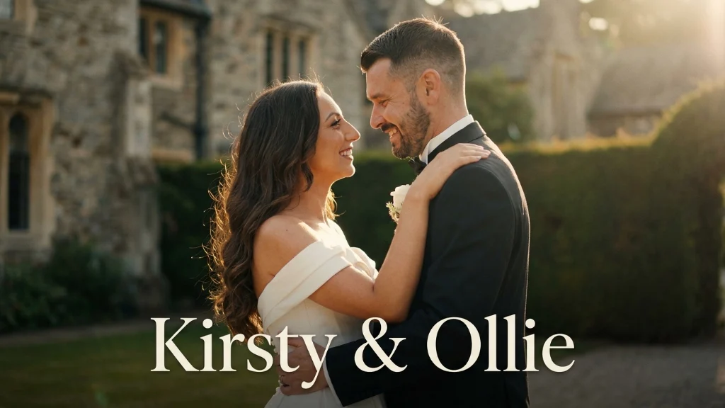 Kirsty & Ollie wedding highlight film at De Vere Tortworth Court, Wotton-under-Edge, Bristol & Surrounds