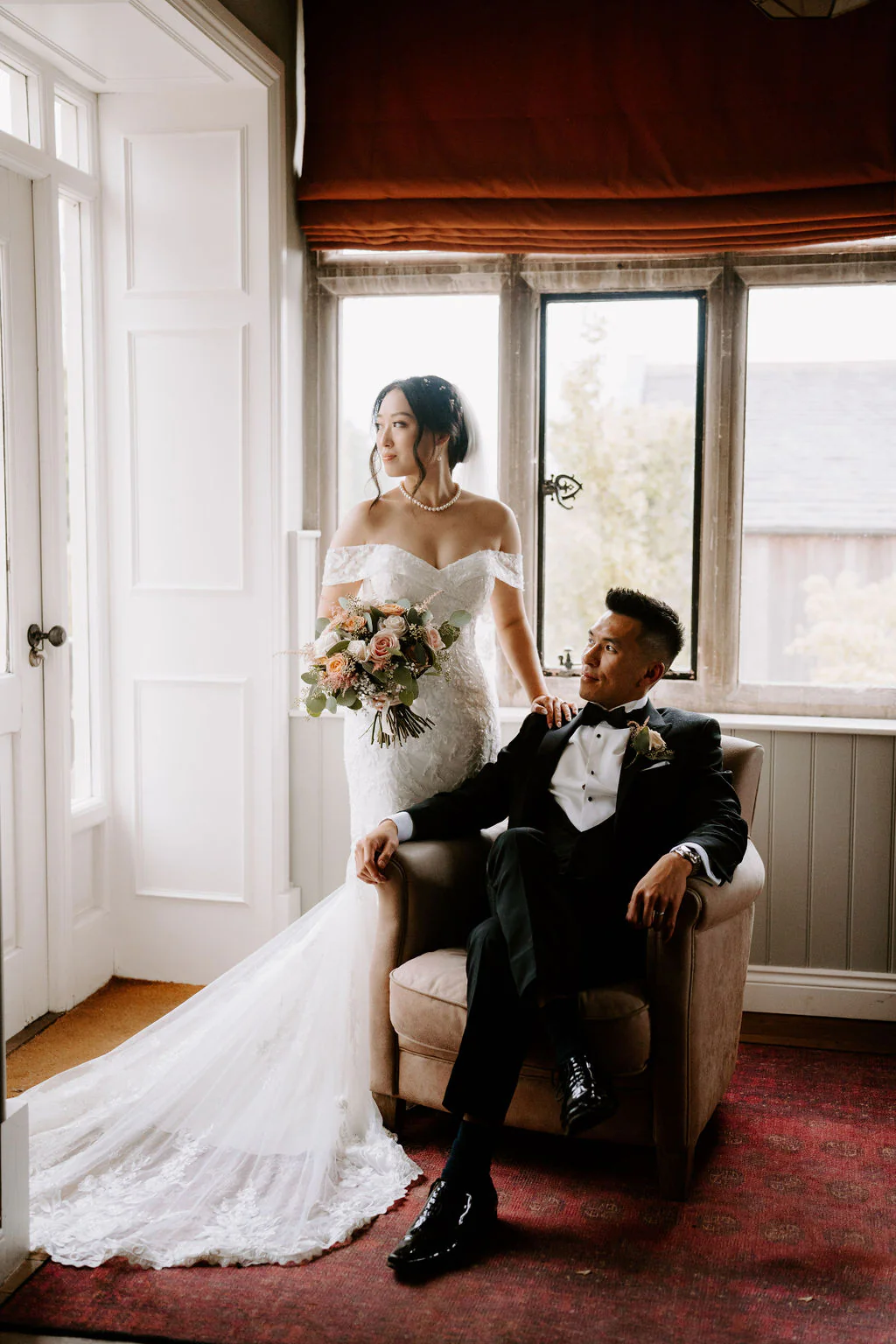 Hyde House Wedding Photographer & Videographer Hyde House The Grange Stow-on-the-Wold romantic couple moments