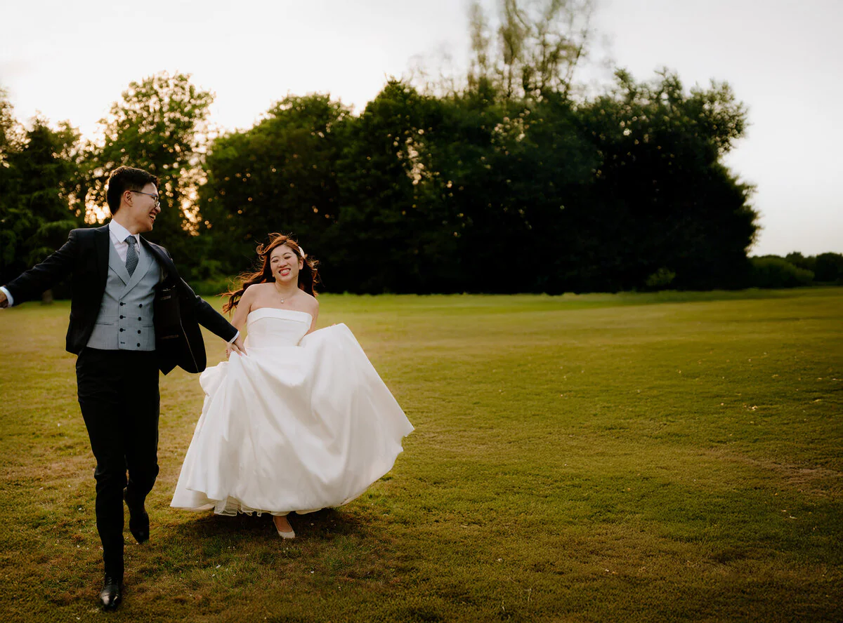 Bright Sight wedding couple candid portrait