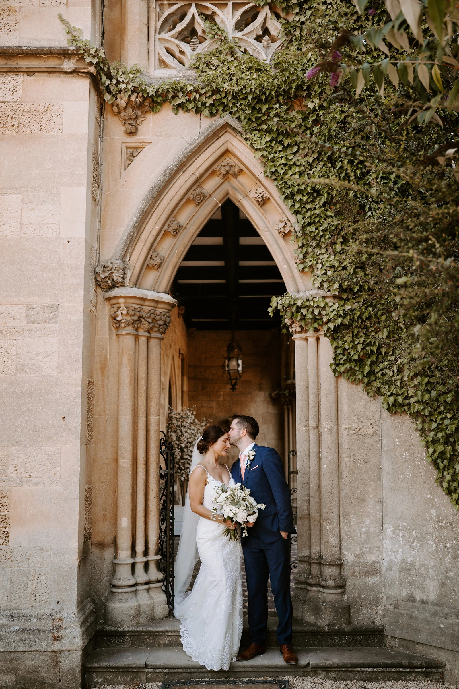 Lauren & Wayne | Lakeside Portraits Romantic couple portrait beside the lake at Manor by the Lake