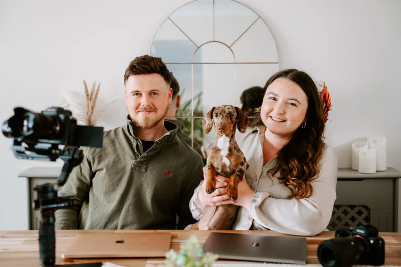 Cam and Beth, the Bright Sight team