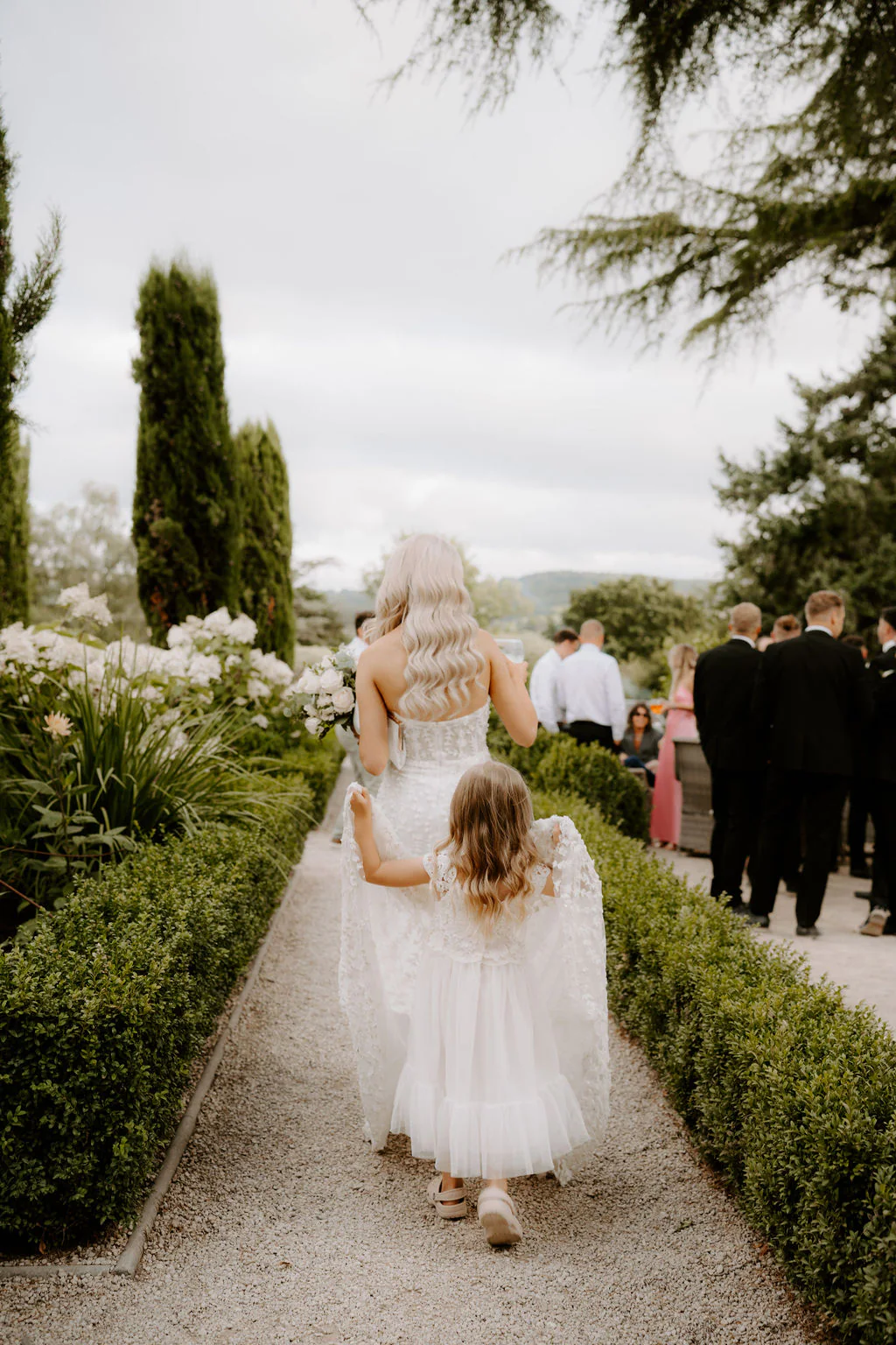 Deer Park Country House Wedding Photography | Somerset & Devon Bethany & Sean elegant bridal couple portrait at Deer Park Country House on the Somerset border