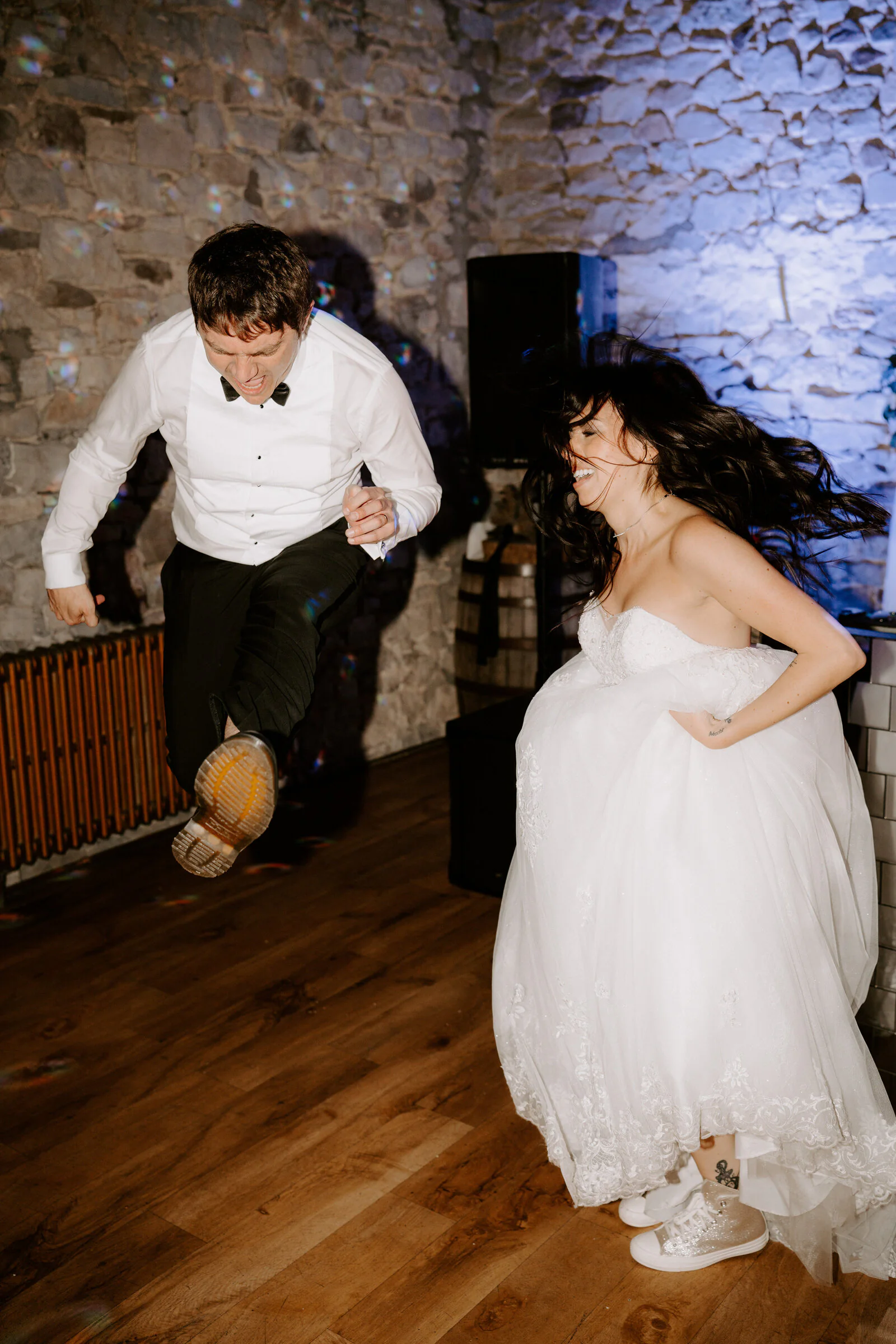Pencoed House Wedding Photographer & Videographer Wedding Photographer Dancing Shots Pencoed House