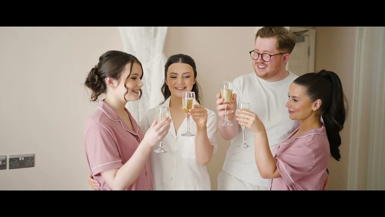 Luke & Sarah wedding highlight film at New House Country Hotel, Cardiff, South Wales