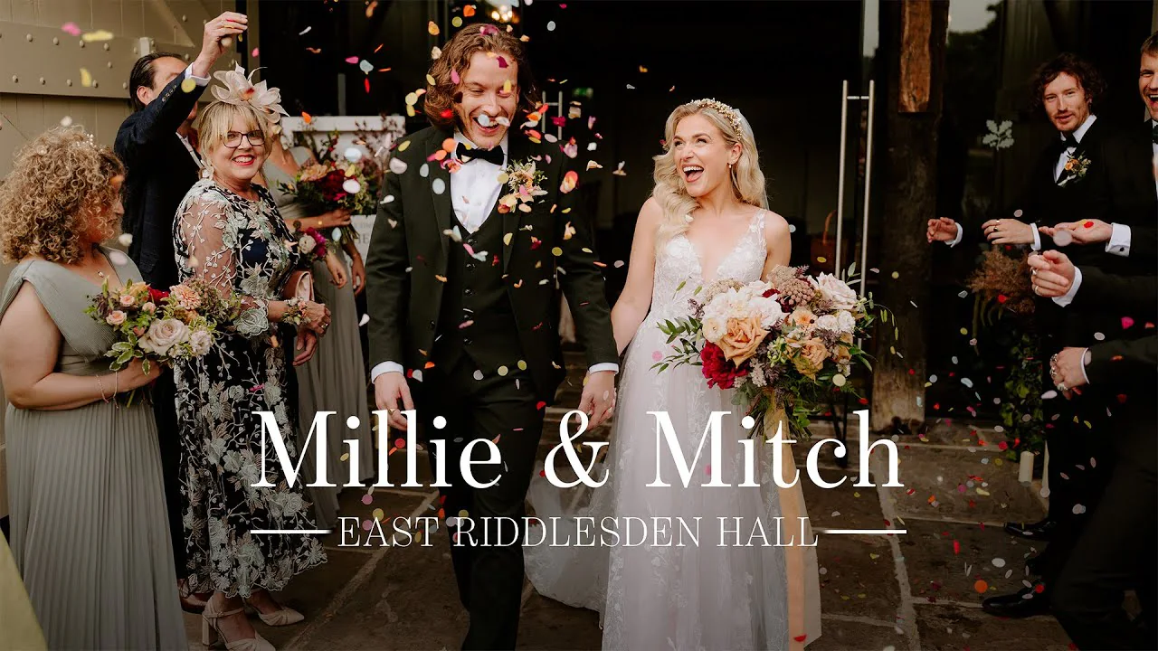 Millie & Mitch wedding video highlight at East Riddlesden Hall, Yorkshire