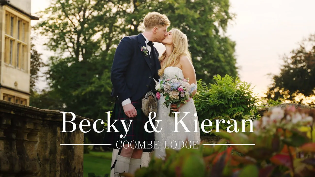 Becky & Kieran wedding video highlight at Coombe Lodge, Somerset