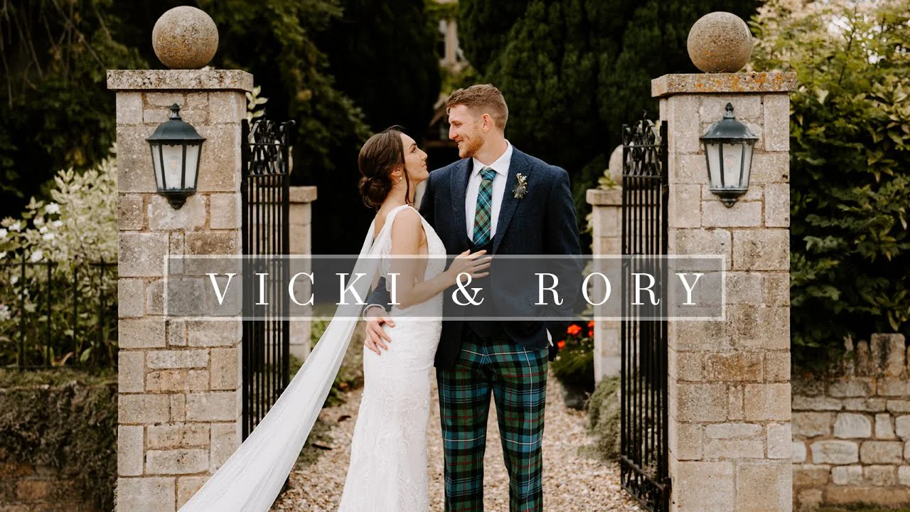 Vicki & Rory wedding video highlight at Country House Wedding, Cotswolds