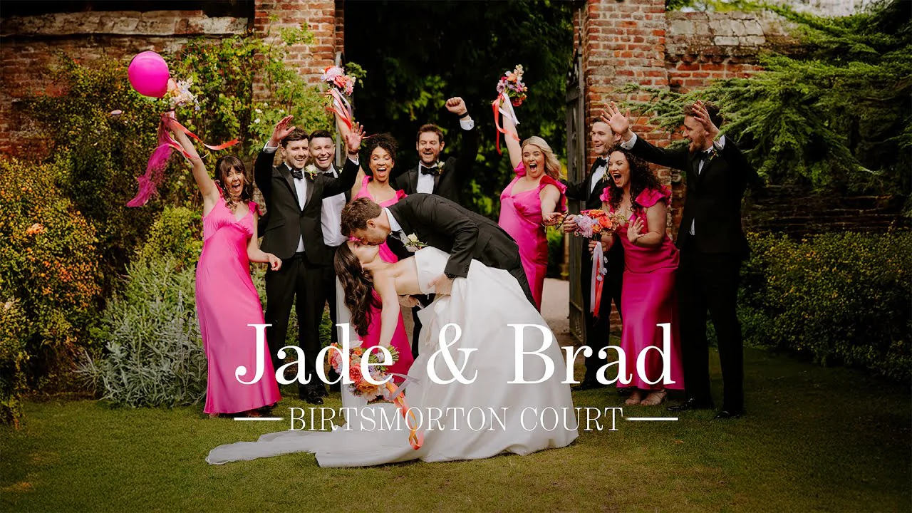 Jade & Brad wedding video highlight at Birtsmorton Court, Worcestershire