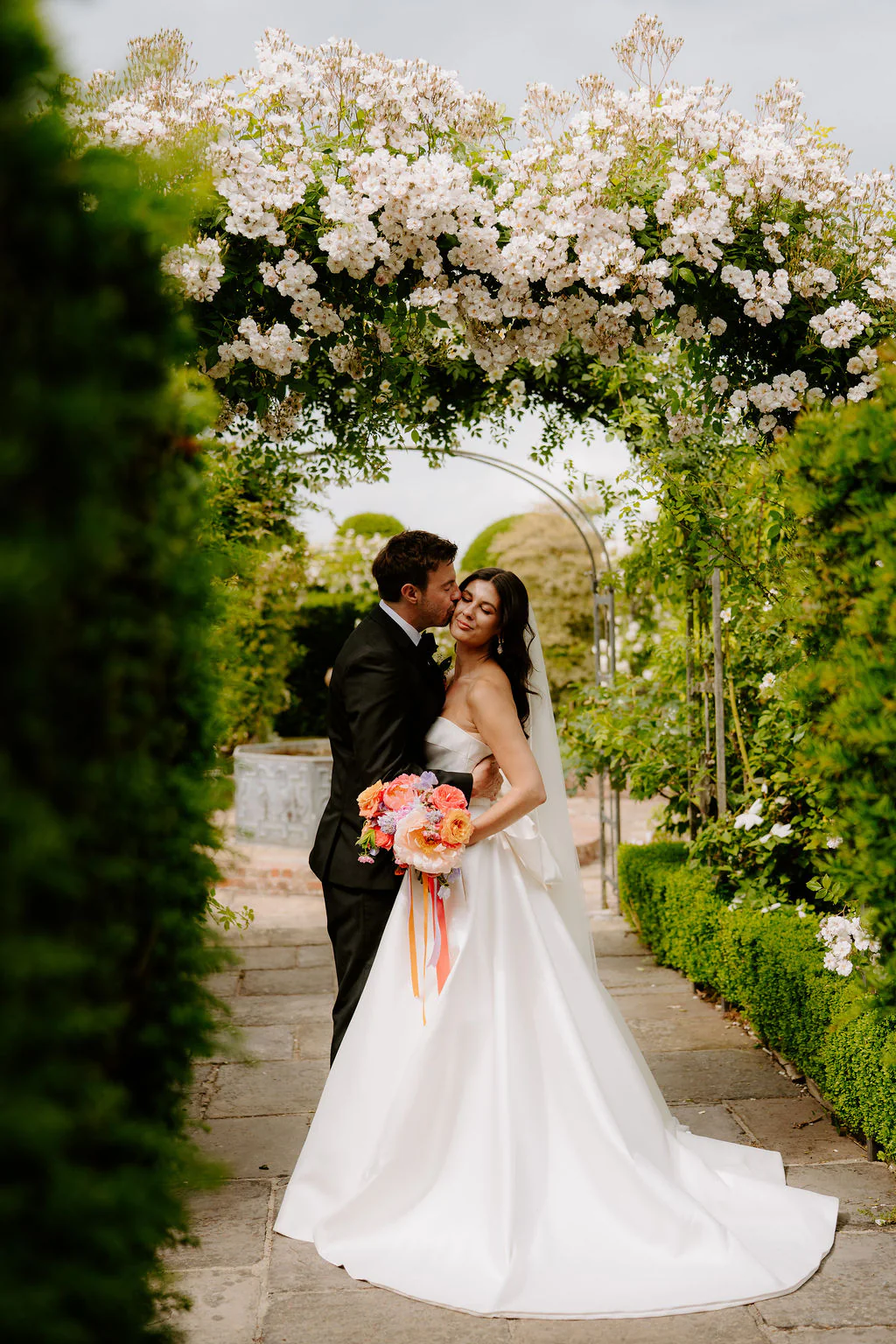 Birtsmorton Court Ceremony Moments | Malvern Jade walking down the aisle during her ceremony at Birtsmorton Court